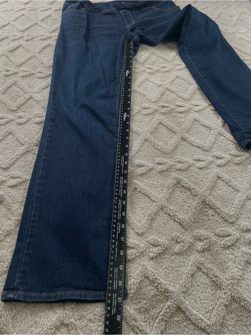 Liz Lange for Target Dark Blue Flare Maternity Jeans Sz 8 Casual - Picture 4 of 11